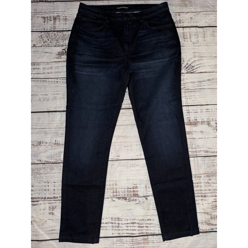 Monfrere Denim Men’s Straight Leg‎ Jeans Deniro Dark Wash Size 32 Lyon 1017